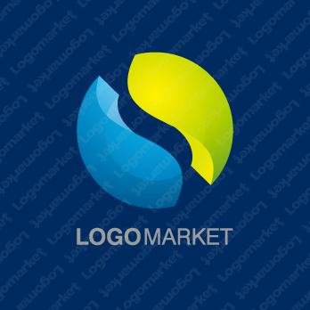 球体とSとボールのロゴ