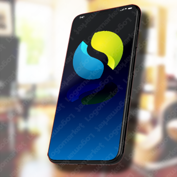 球体とSとボールのロゴ