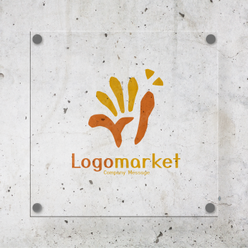 手とHelloとHのロゴ