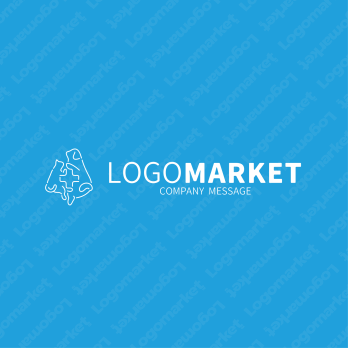 動物と病院とかわいいのロゴ