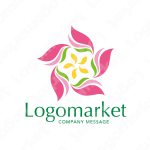 桜と桔梗と安心のロゴ