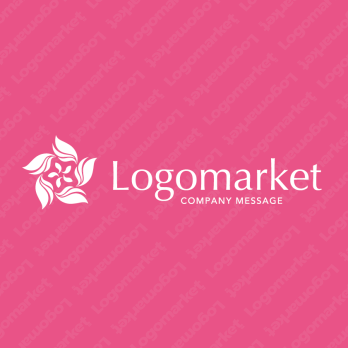 桜と桔梗と安心のロゴ