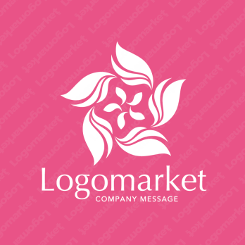 桜と桔梗と安心のロゴ