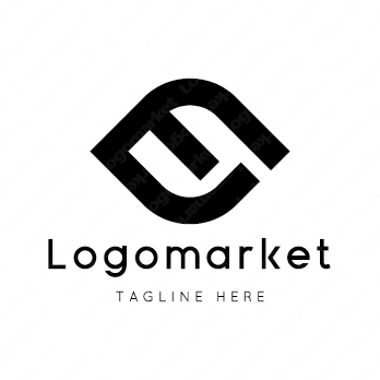 MとEと目のロゴ