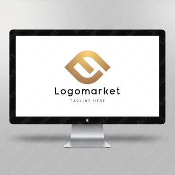 MとEと目のロゴ