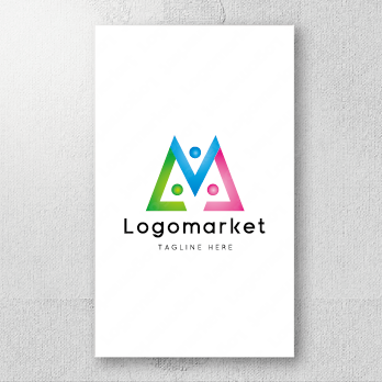 Aとaと虹のロゴ