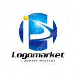 HとDと地球のロゴ