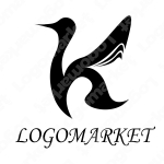 Kと鳥のロゴ
