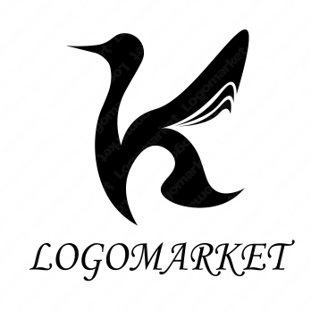Kと鳥のロゴ