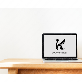 Kと鳥のロゴ