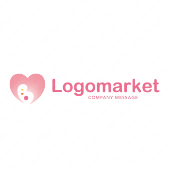 Bとハートと生命のロゴ