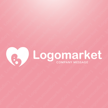 Bとハートと生命のロゴ