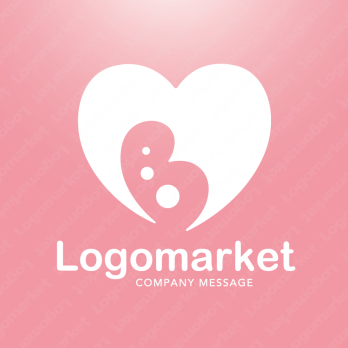 Bとハートと生命のロゴ