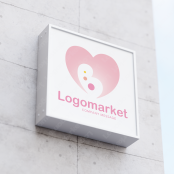 Bとハートと生命のロゴ