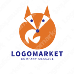 キツネと幾何学模様と安定のロゴ
