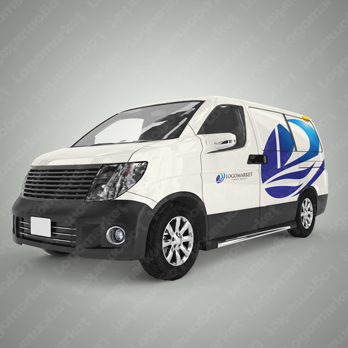 海と船と先進的のロゴ