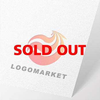 鳳凰と不死鳥と鳥のロゴ