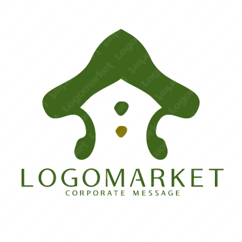 家とあたたかいと手書きのロゴ