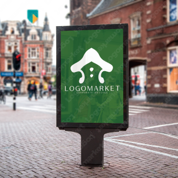 家とあたたかいと手書きのロゴ