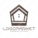 家と頑丈と耐震のロゴ