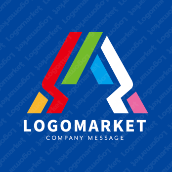 Aとレインボーとスターのロゴ