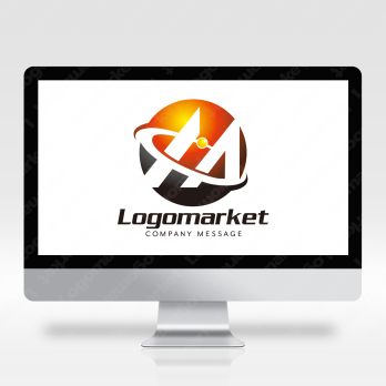 Aとaと虹のロゴ