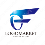 Fとシャープと飛翔のロゴ