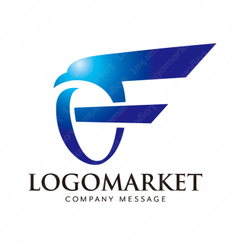 Fとシャープと飛翔のロゴ