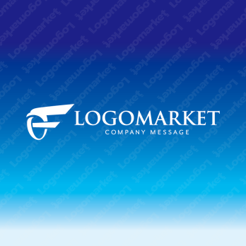 Fとシャープと飛翔のロゴ