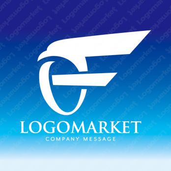 Fとシャープと飛翔のロゴ