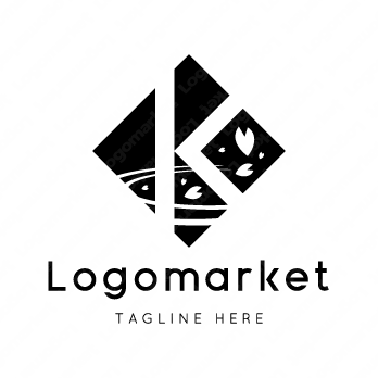 Kとkと菱形のロゴ