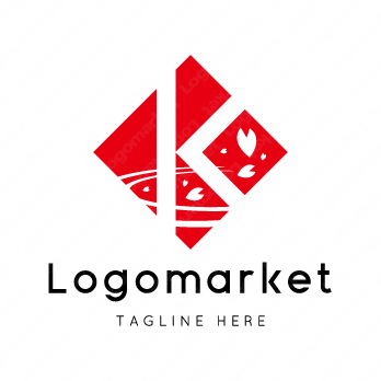 Kとkと菱形のロゴ