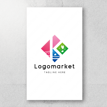 Aとaと虹のロゴ