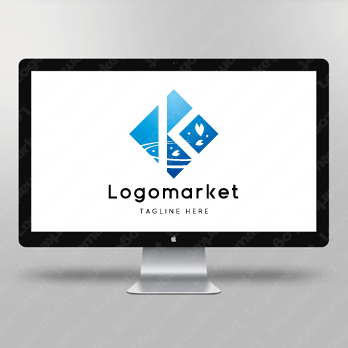 Kとkと菱形のロゴ