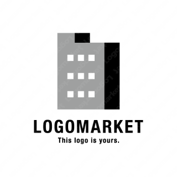 物件と自と建物のロゴ