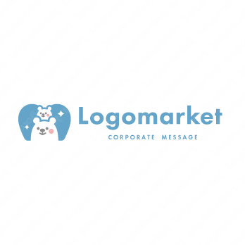 清潔感と安心と親しみのロゴ