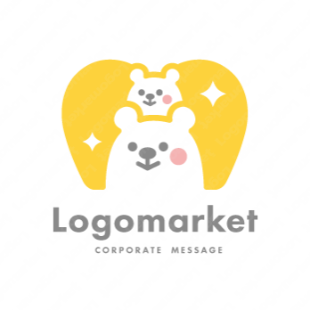 清潔感と安心と親しみのロゴ