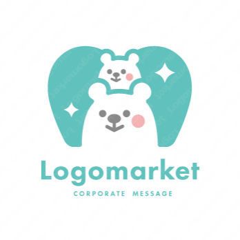 清潔感と安心と親しみのロゴ