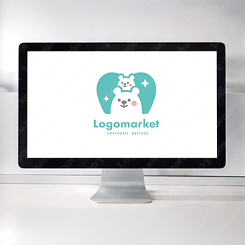 清潔感と安心と親しみのロゴ