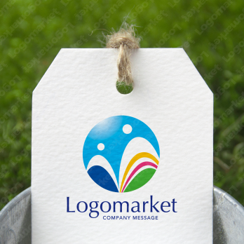 Aとaと虹のロゴ