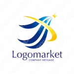 TとJと鳥のロゴ