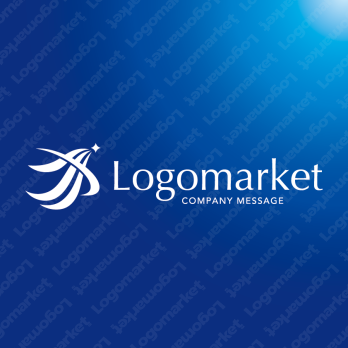 TとJと鳥のロゴ