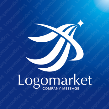 TとJと鳥のロゴ