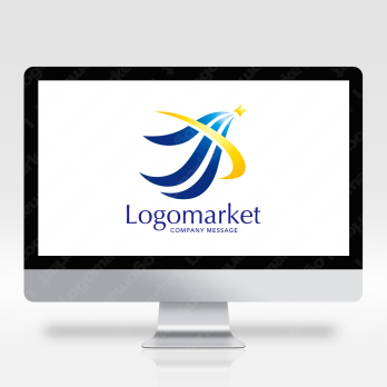 Aとaと虹のロゴ