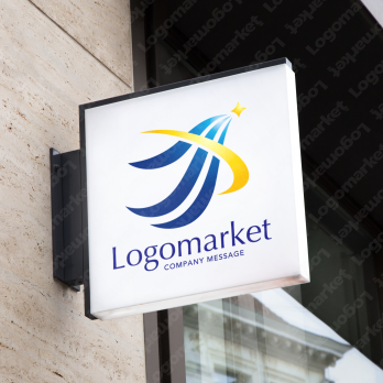 TとJと鳥のロゴ