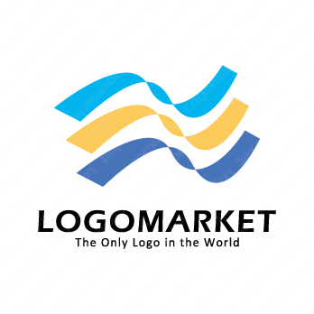 リボンとフローと多様性のロゴ