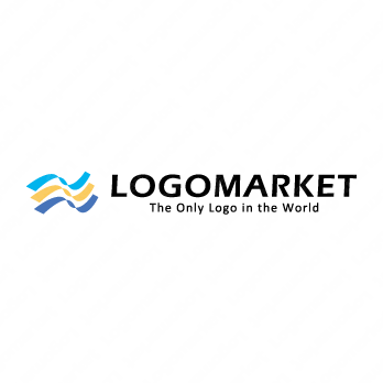 リボンとフローと多様性のロゴ