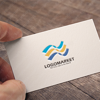 リボンとフローと多様性のロゴ