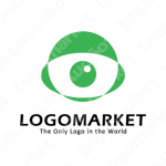 目と監視とロボットのロゴ