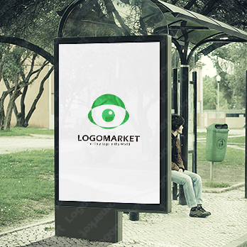 目と監視とロボットのロゴ